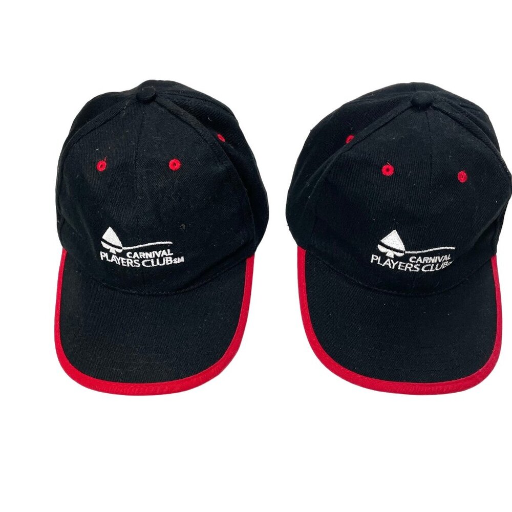 Carnival Cruise Lines Players Club Ball Caps set of 2